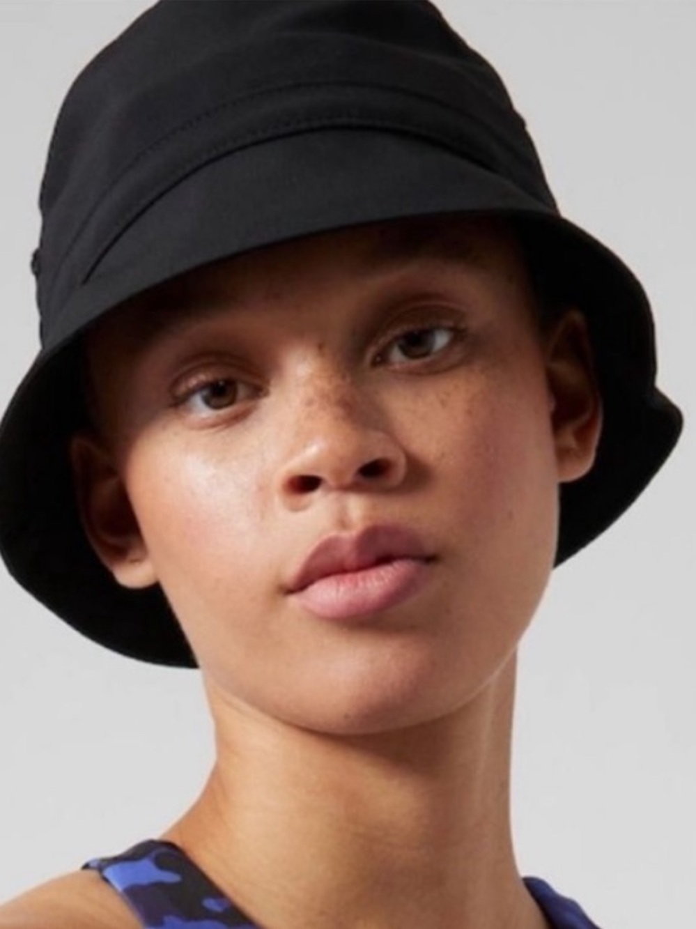Athleta Black Bucket Hat - Women's Lightweight Sun Bucket M/L